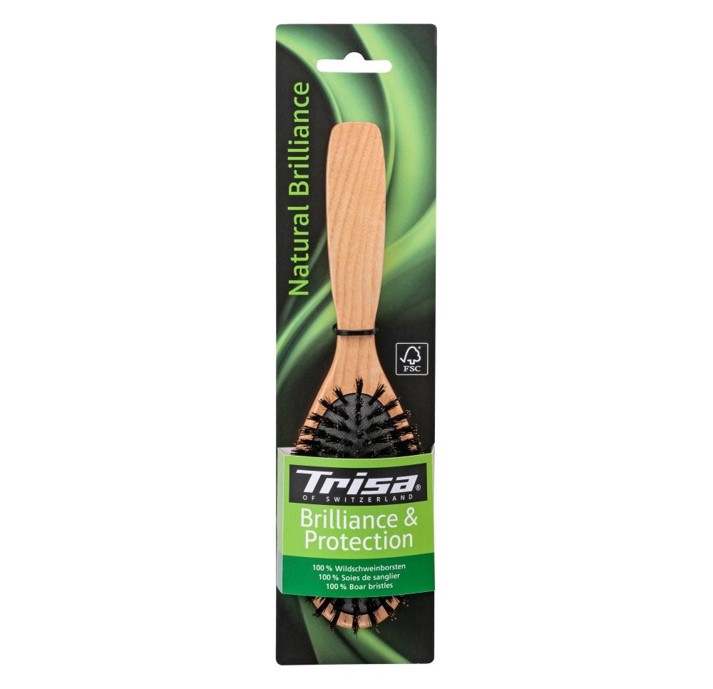 TRISA Natural Brilliance brosse chev soies pures