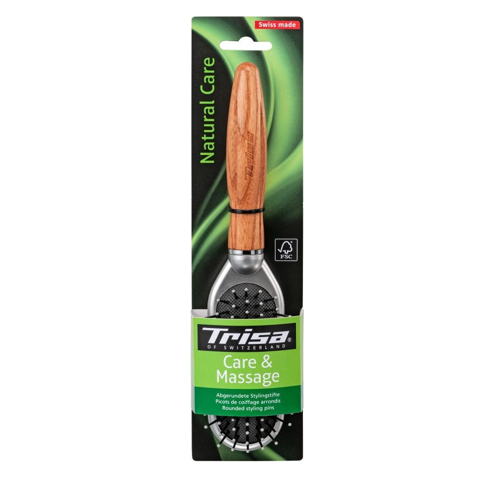 TRISA Natural Care brosse à cheveux M