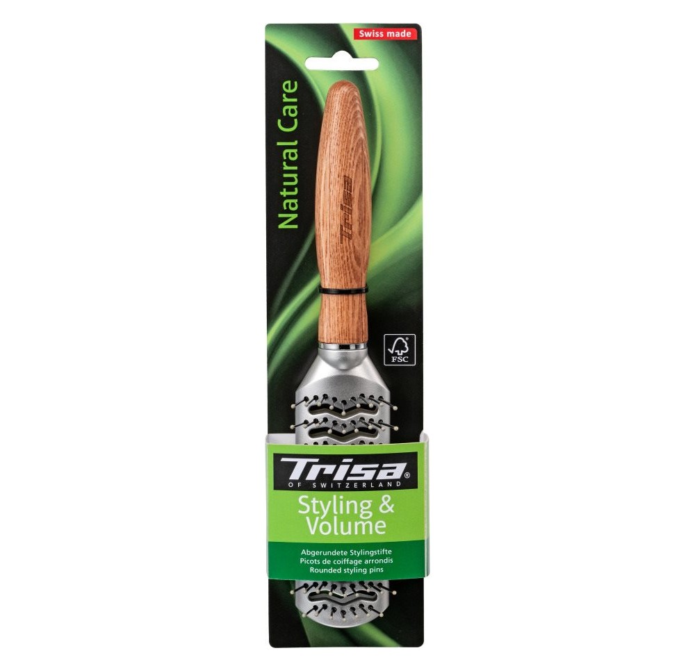 TRISA Natural Care brosse à cheveux Volume