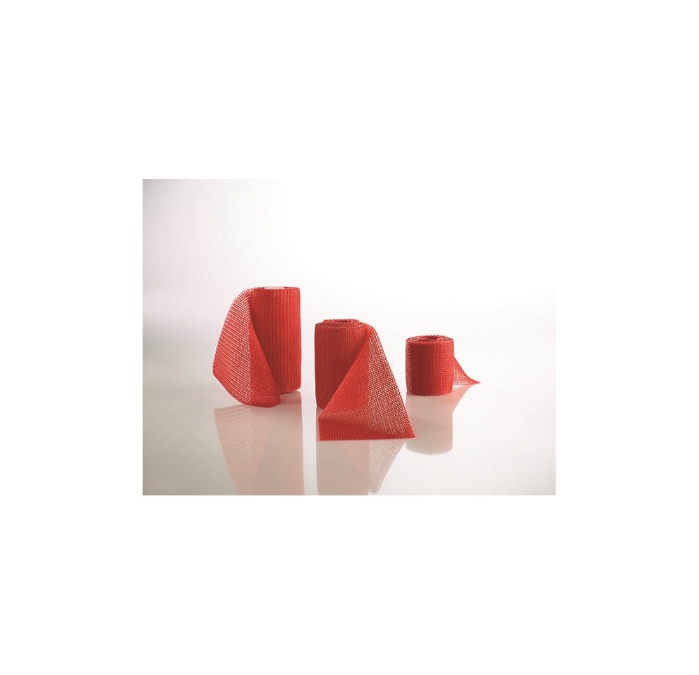 CELLACAST Xtra bande 10cmx3.6m rouge 10 pce