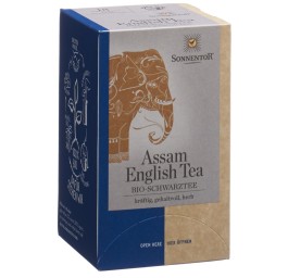 SONNENTOR Schwarztee Assam English Tea BIO 18 pce
