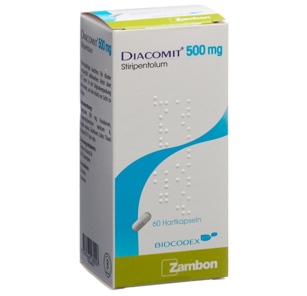 DIACOMIT caps 500 mg bte 60 pce DIACOMIT caps 500 mg bte 60 pce