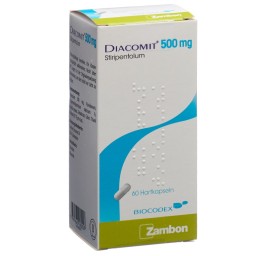 DIACOMIT caps 500 mg bte 60 pce