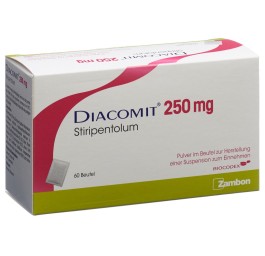 DIACOMIT pdr 250 mg p susp sach 60 pce
