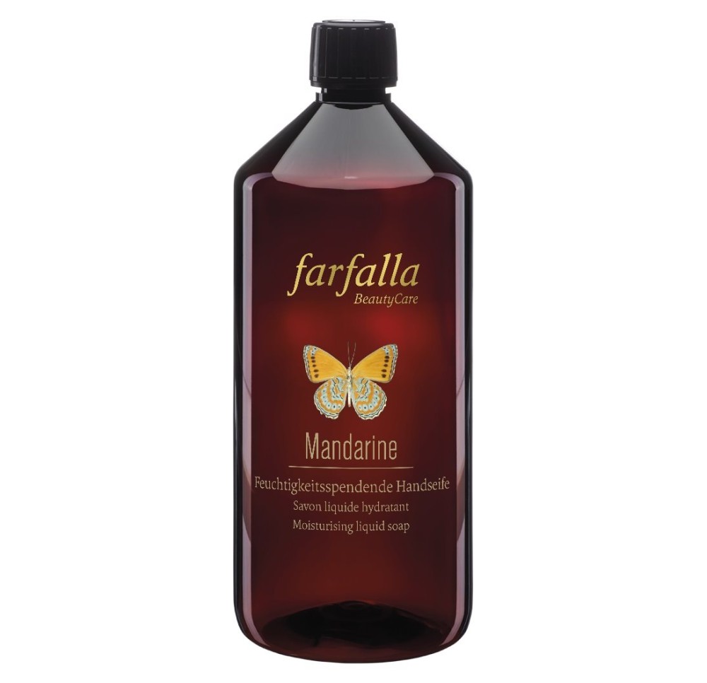 FARFALLA Savon liquide Mandarine Carpe Di 1000 ml FARFALLA Savon liquide Mandarine Carpe Di 1000 ml