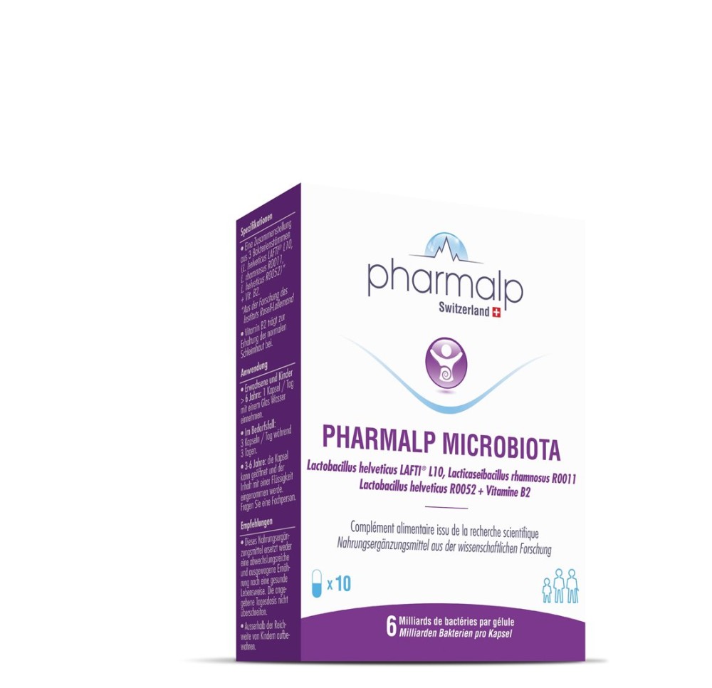 PHARMALP MICROBIOTA gélules blist 10 pce