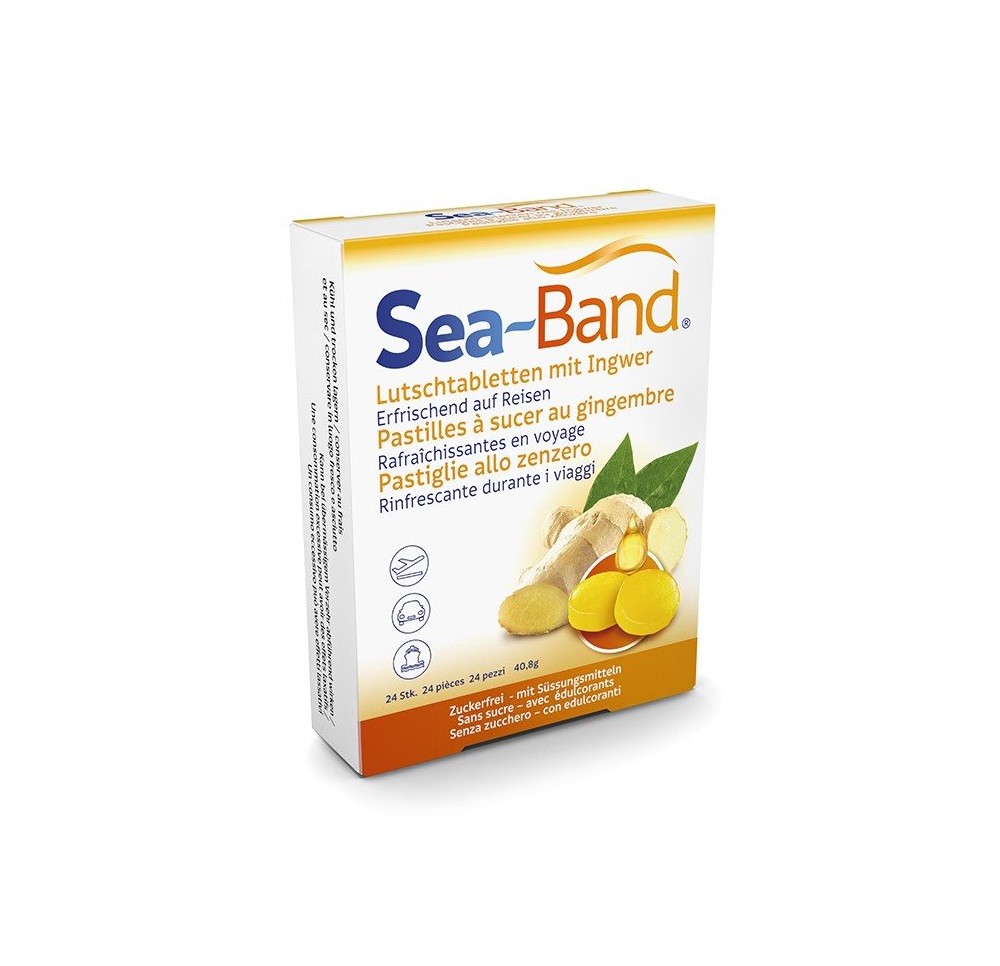 SEA-BAND pastilles à sucer gingembre 24 pce SEA-BAND pastilles à sucer gingembre 24 pce
