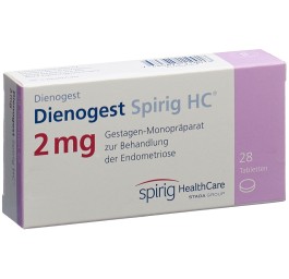 DIENOGEST Spirig HC cpr 2 mg 28 pce