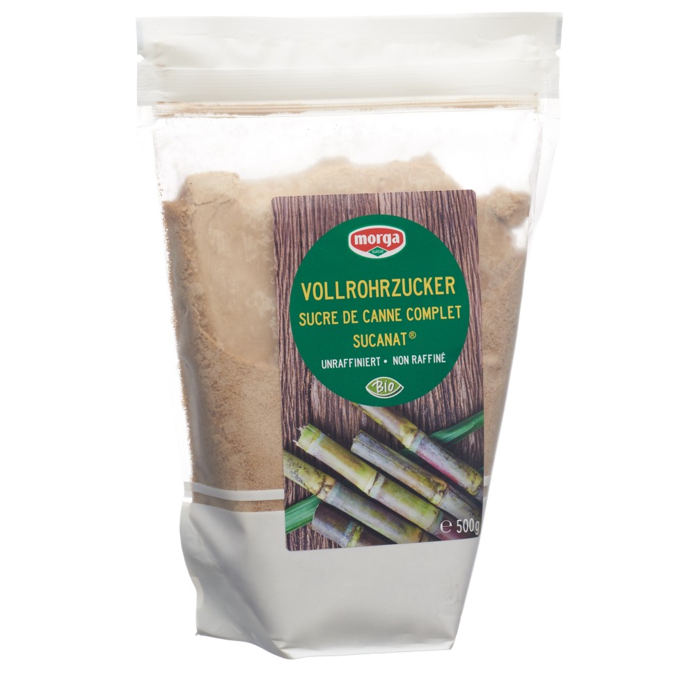 MORGA Sucanat sucre canne bio sach 500 g MORGA Sucanat sucre canne bio sach 500 g