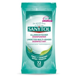 SANYTOL lingettes multi-usages désinfectant 72 pce