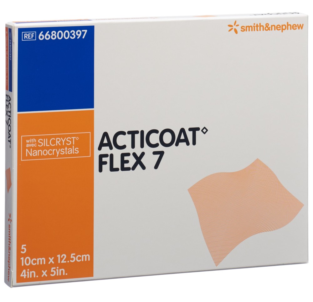 ACTICOAT FLEX 7 pansement vulné 10x12.5cm 5 pce