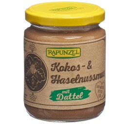 RAPUNZEL purée coco-noisettes dattes verre 250 g