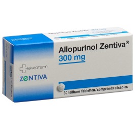 ALLOPURINOL Zentiva cpr 300 mg 30 pce