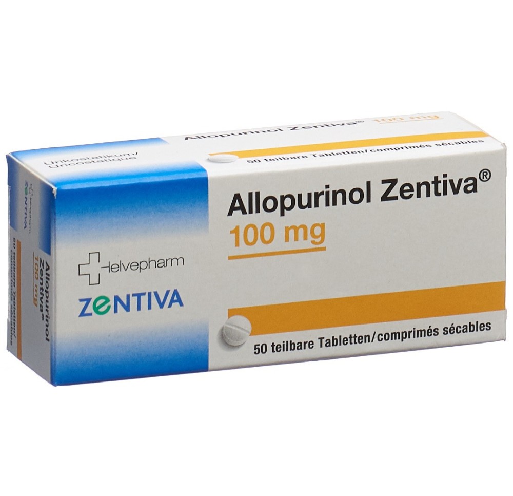 ALLOPURINOL Zentiva cpr 100 mg 50 pce ALLOPURINOL Zentiva cpr 100 mg 50 pce