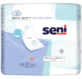 SENI Soft Super Dry alèses 90x60cm 15 pce