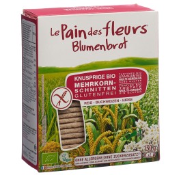 LE PAIN DES FLEURS tartines croq multi-céréa 150 g