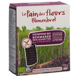 LE PAIN DES FLEURS tartines croq riz noir 150 g