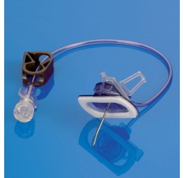 EZ HUBER aig sécur port cath 20Gx25mm a ail 25 pce