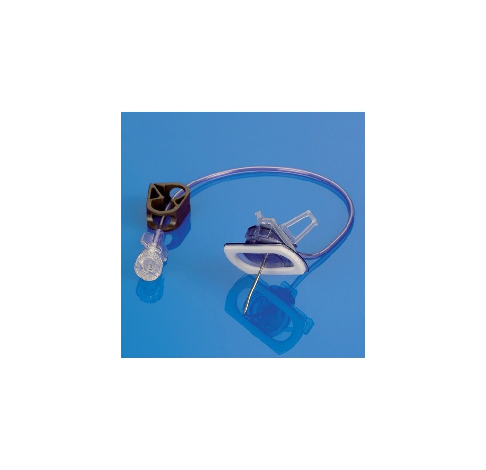 EZ HUBER aig sécur port cath 20Gx25mm a ail 25 pce