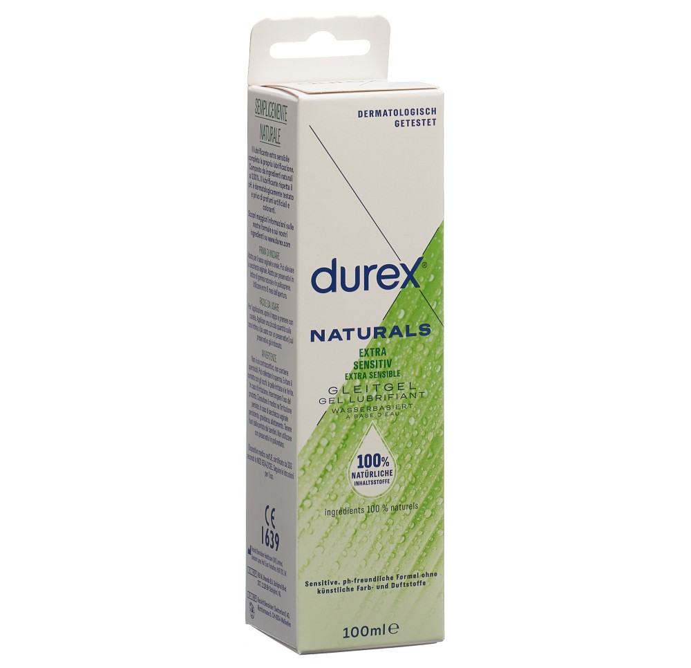 DUREX Naturals gel lubrifiant extra sens 100 ml DUREX Naturals gel lubrifiant extra sens 100 ml