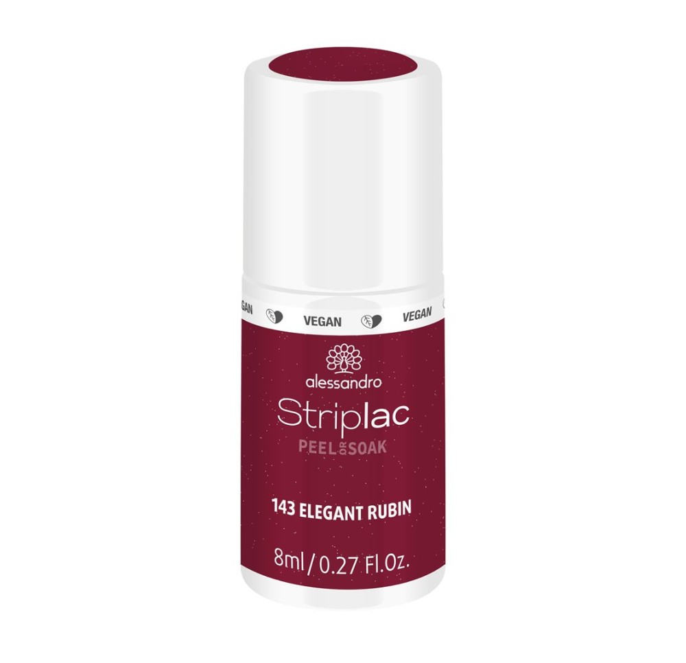 ALESSAN Striplac 2 0 Peel or Soak Elegant Rubin ALESSAN Striplac 2 0 Peel or Soak Elegant Rubin