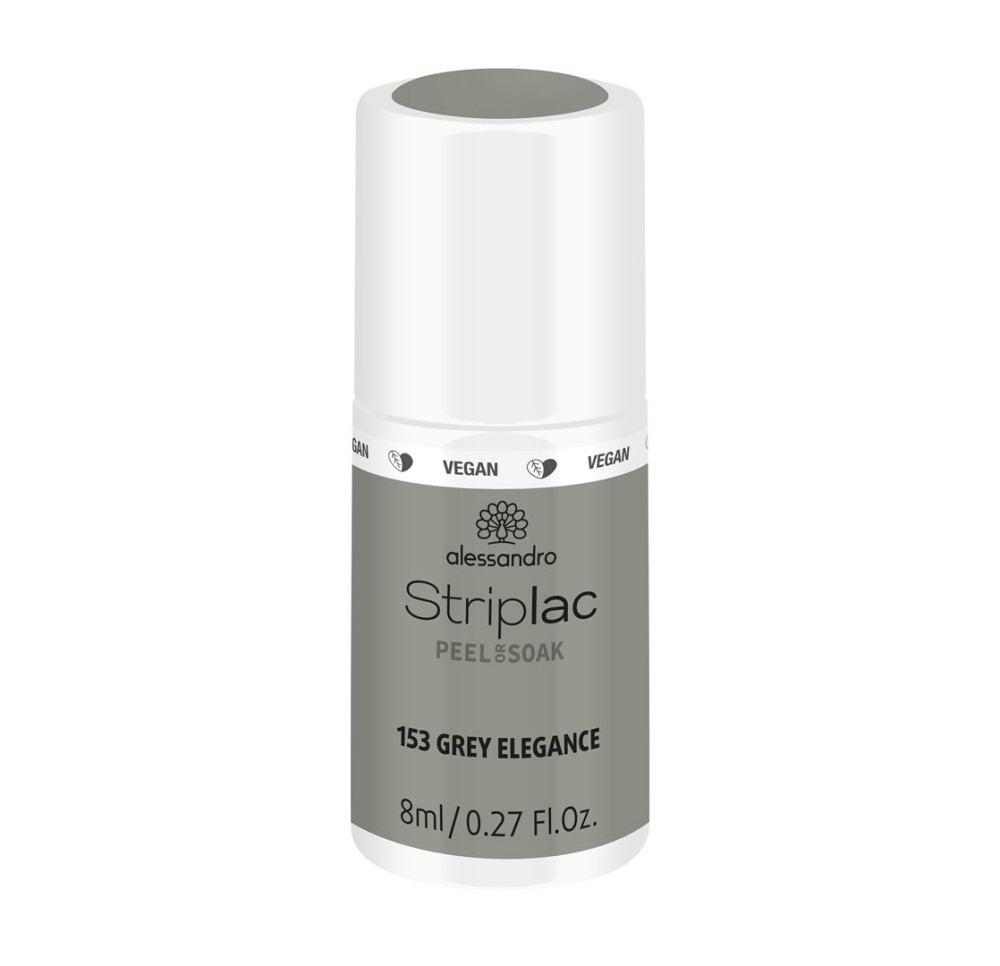 ALESSAN Striplac 2 0 Peel or Soak Grey Elegance ALESSAN Striplac 2 0 Peel or Soak Grey Elegance