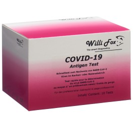 WILLI FOX COVID-19 AG test rapide 10 pce