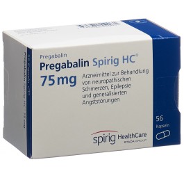 PREGABALINE Spirig HC caps 75 mg 56 pce