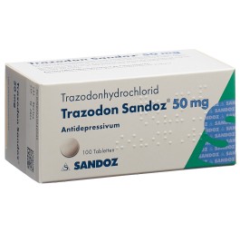 TRAZODONE Sandoz cpr 50 mg 100 pce