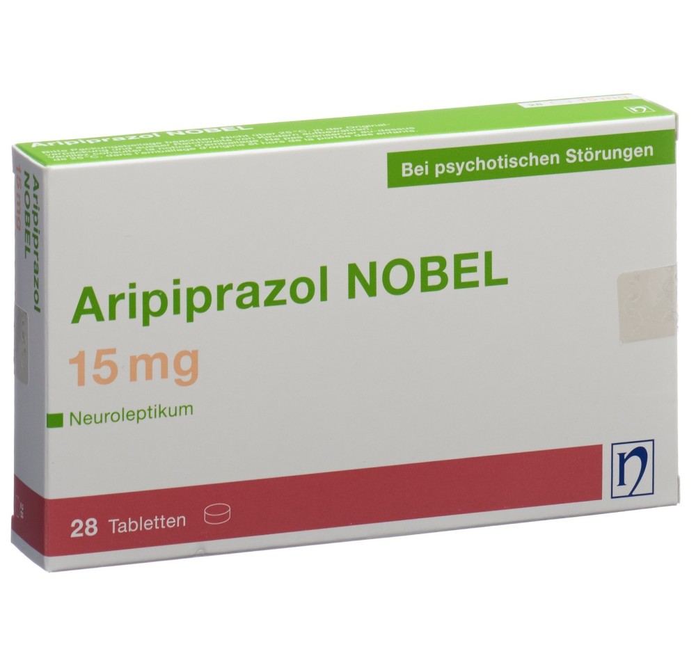 ARIPIPRAZOL NOBEL cpr 15 mg 28 pce ARIPIPRAZOL NOBEL cpr 15 mg 28 pce
