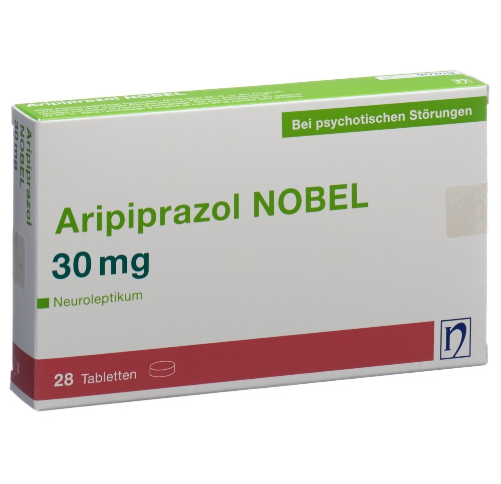 ARIPIPRAZOL NOBEL cpr 30 mg 28 pce ARIPIPRAZOL NOBEL cpr 30 mg 28 pce