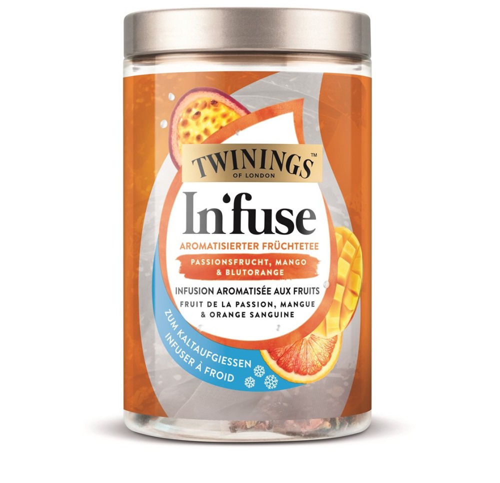 TWININGS Infuse Passion Mango Blutor 12 sach 2.5 g TWININGS Infuse Passion Mango Blutor 12 sach 2.5 g