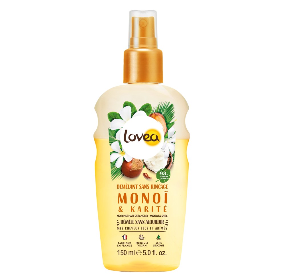 LOVEA spray démêlant monoï karité 150 ml LOVEA spray démêlant monoï karité 150 ml