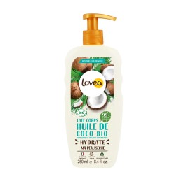 LOVEA lait corps hydratant huile coco bio 250 ml