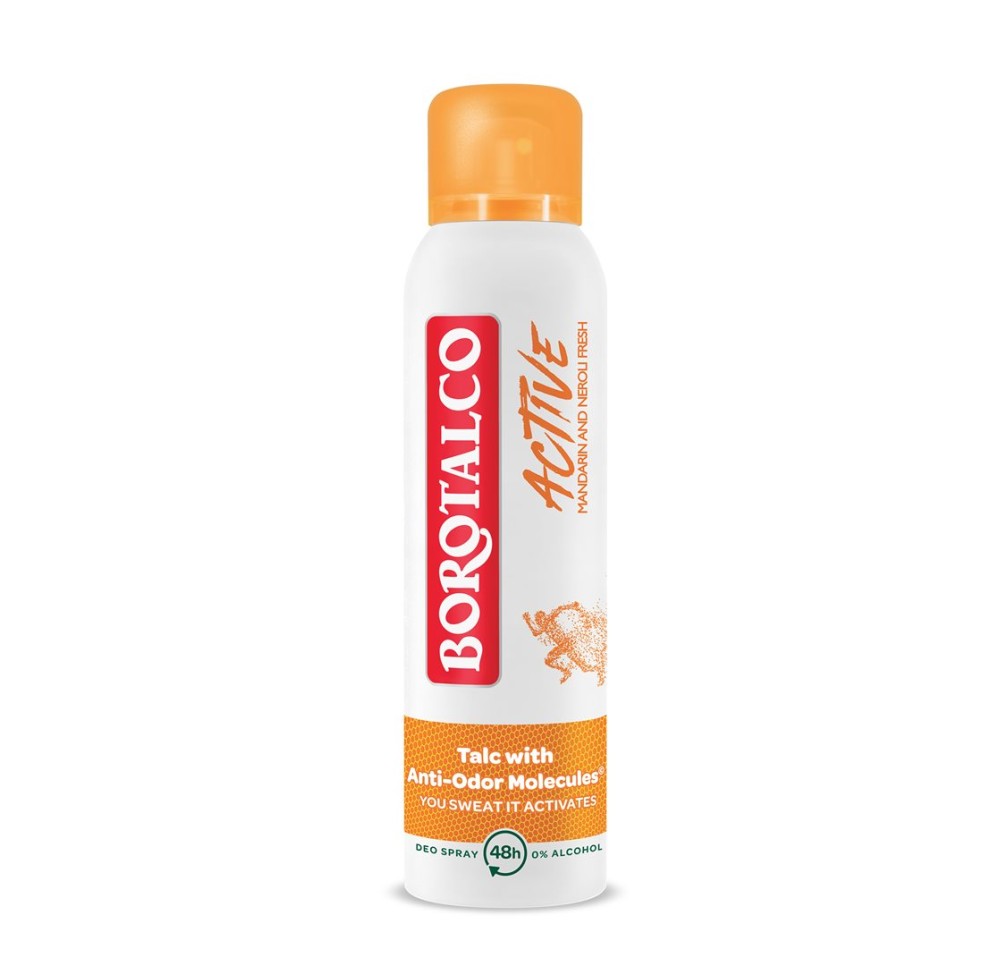 BOROTALCO Deo Active spray mandar néro 150 ml BOROTALCO Deo Active spray mandar néro 150 ml