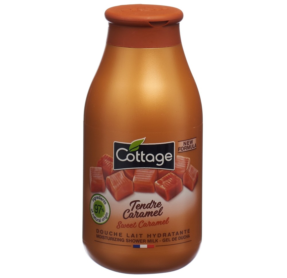 COTTAGE Douche Lait Caramel (nouveau) fl 250 ml