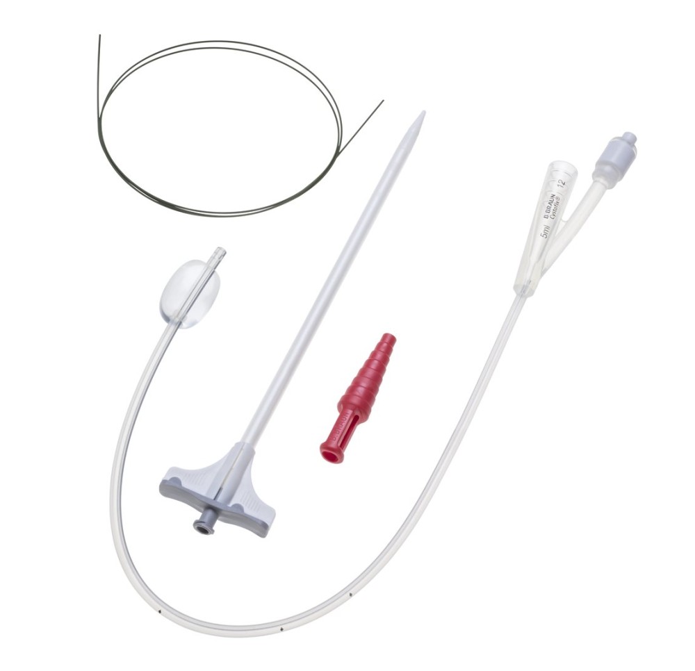 CYSTOFIX set rechange dilat CH14 40cm droit 5 pce