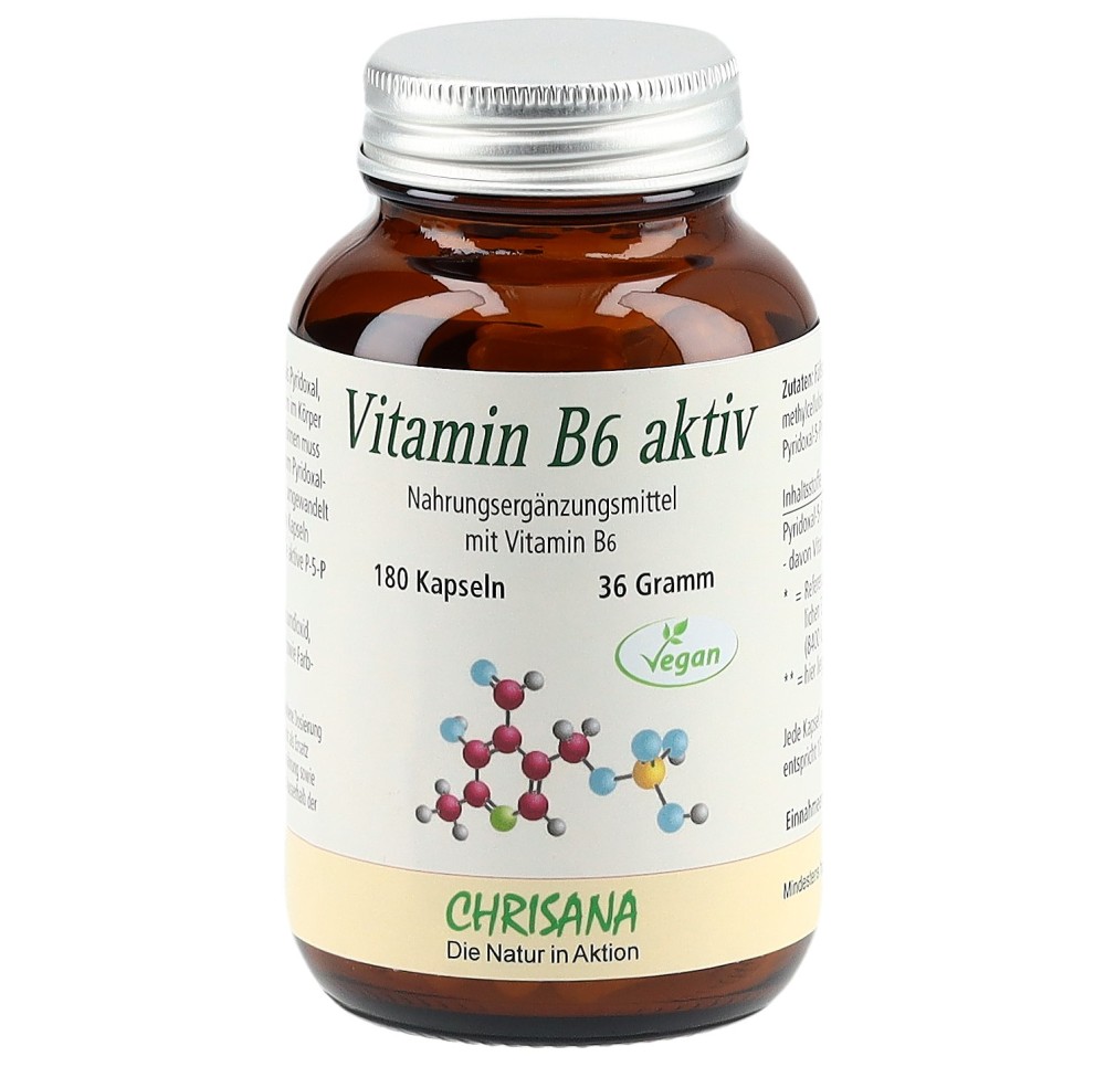 CHRISANA Vitamine B6 active caps bte 180 pce