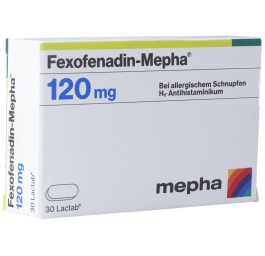 FEXOFENADIN Mepha Lactab 120 mg 30 pce