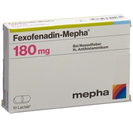 FEXOFENADIN Mepha Lactab 180 mg 10 pce