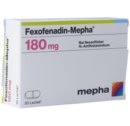 FEXOFENADIN Mepha Lactab 180 mg 30 pce