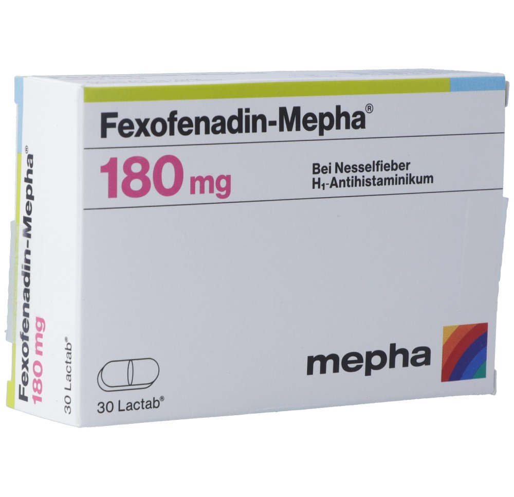 FEXOFENADIN Mepha Lactab 180 mg 30 pce