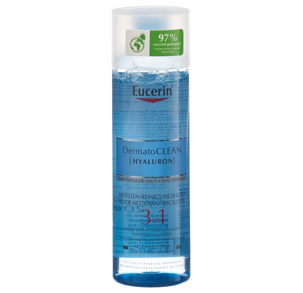 EUCERIN DermatoCLEAN eau micell 3en1 200 ml