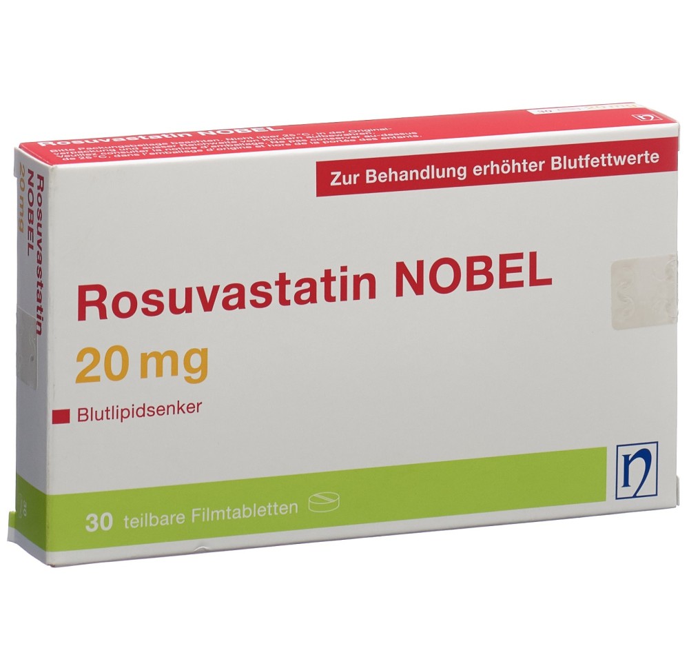 ROSUVASTATIN NOBEL cpr pell 20 mg 30 pce