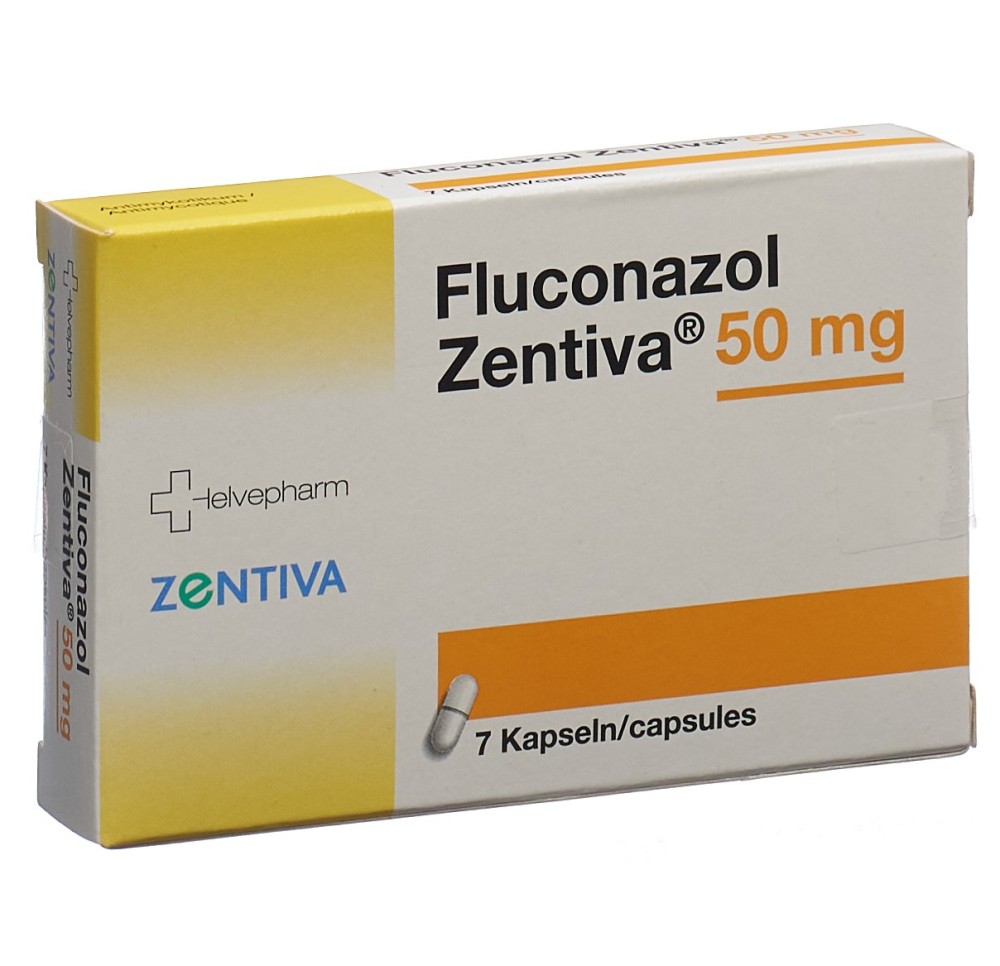 FLUCONAZOL Zentiva caps 50 mg 7 pce FLUCONAZOL Zentiva caps 50 mg 7 pce