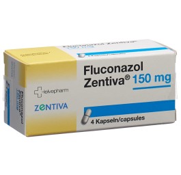 FLUCONAZOL Zentiva caps 150 mg 4 pce