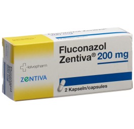 FLUCONAZOL Zentiva caps 200 mg 2 pce