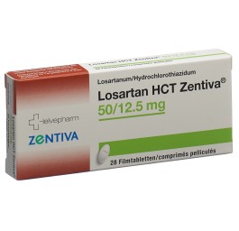 LOSARTAN HCT Zentiva cpr pell 50/12.5 mg 28 pce