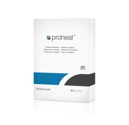 PROHEAL pansement au collagène 51x51x3mm 10 pce