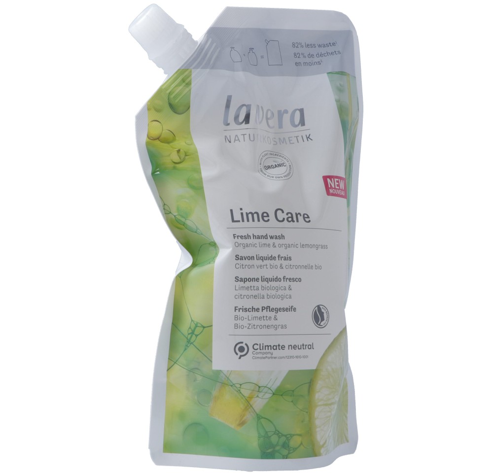 LAVERA savon liquide lime care recharge 500 ml